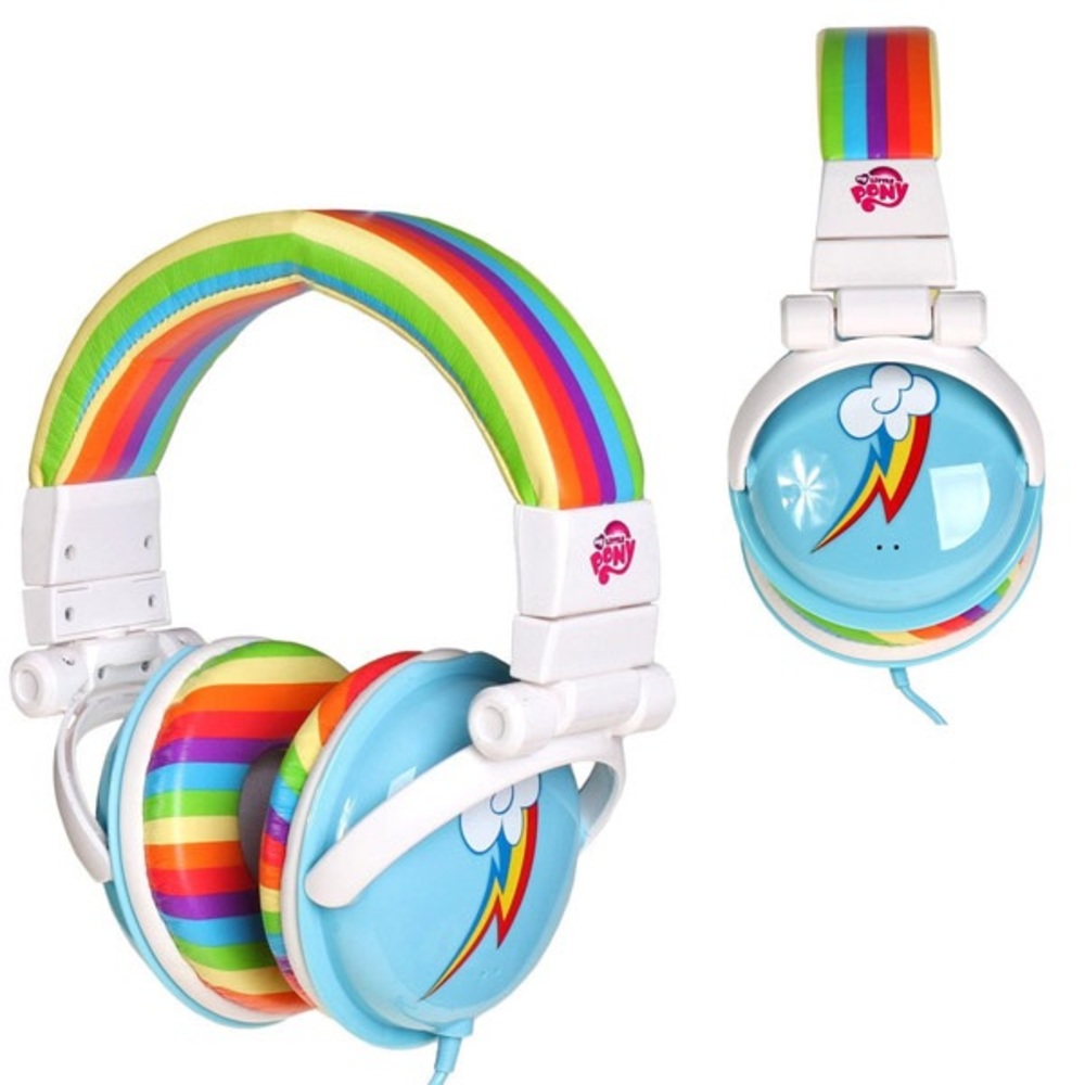 ISO RAINBOW DASH BIOWORLD HEADPHONES